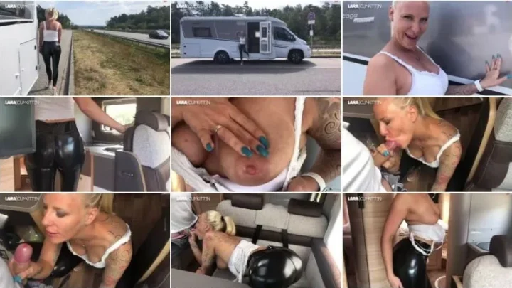 Screenshot 2 from Lara-CumKitten – FICK DRIVE IN AN DER A1 – Spritz meinen Leggings Arsch voll [FullHD 1080p] (MDH)