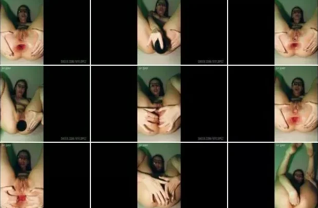 Screenshot 2 from Ivy Lopez – ANAL PLEASURES w⁄ HUGE PLUG and FISTING [FullHD 1080p] (Dildo)