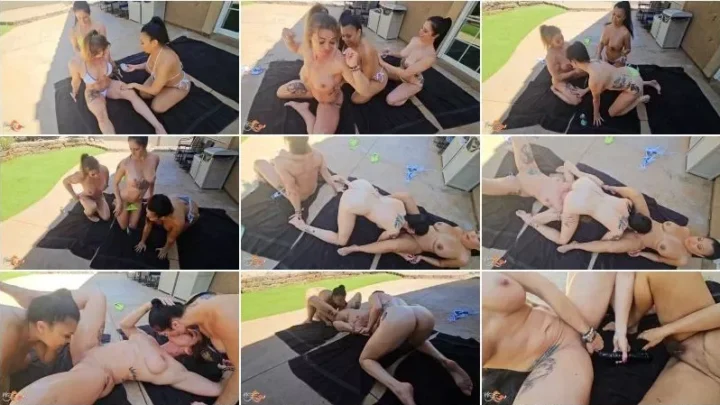 Screenshot 2 from Marie Fox – Hot Summer Lesbian Threesome [FullHD 1080p] (Gangbang)