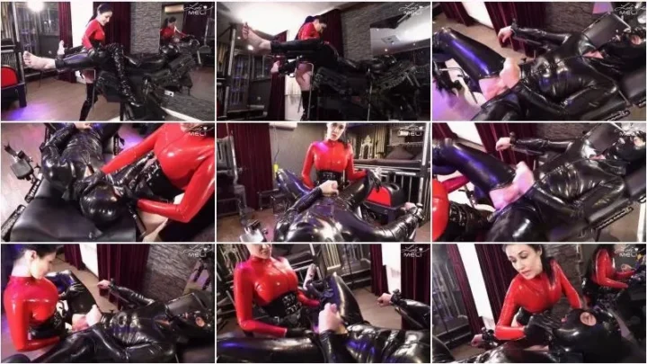 Screenshot 3 from Lady-Meli – Hardcore Arsch Abrichtung Fixierter Sklave auf dem Gynstuhl – Strap-on Fick bis zum Loser Spritzen [FullHD 1080p] (MDH)