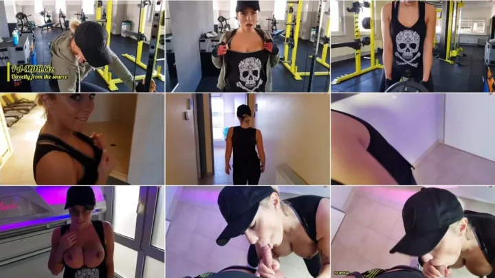 Screenshot 1 from LilliVanilli – Mein Trainer fickt mich im Studio! Public pur! [FullHD 1080p] (MDH)