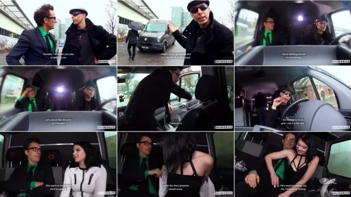 Screenshot 1 from Mini Hotcore – Exhibitionist sex in the backseat with tattooed German hottie [FullHD 1080p] (BumsBus)