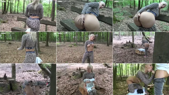 Screenshot 2 from Lara-CumKitten – Mein geilster Outdoor Fick – Vom Spanner quer durch den Wald gefickt [FullHD 1080p] (MDH)