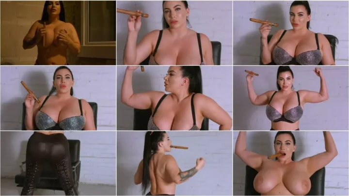 Screenshot 3 from Korina Kova – Muscle show off and tough talk – 19.07.2018 [FullHD 1080p] (iWantClips)