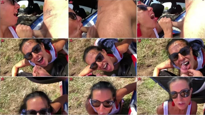 Screenshot 3 from TexasPatti – Public Blowjob – direkt an der Strabe [FullHD 1080p] (MDH)