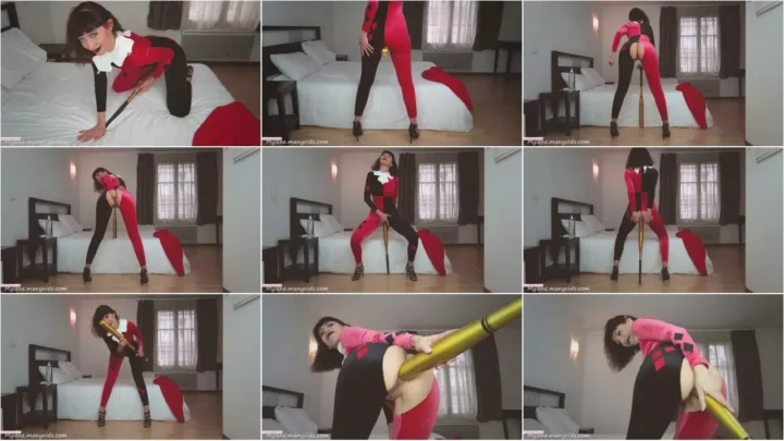 Screenshot 1 from Mylene – Harley Quinn? Better! Baseball bat anal – 13.10.2018 [FullHD 1080p] (ManyVids)