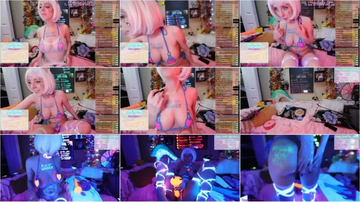 Screenshot 2 from Princessberpl – MVLive Recording: Alien Rave Slut – 03.03.2019 [HD 720p] (M@nyVids)