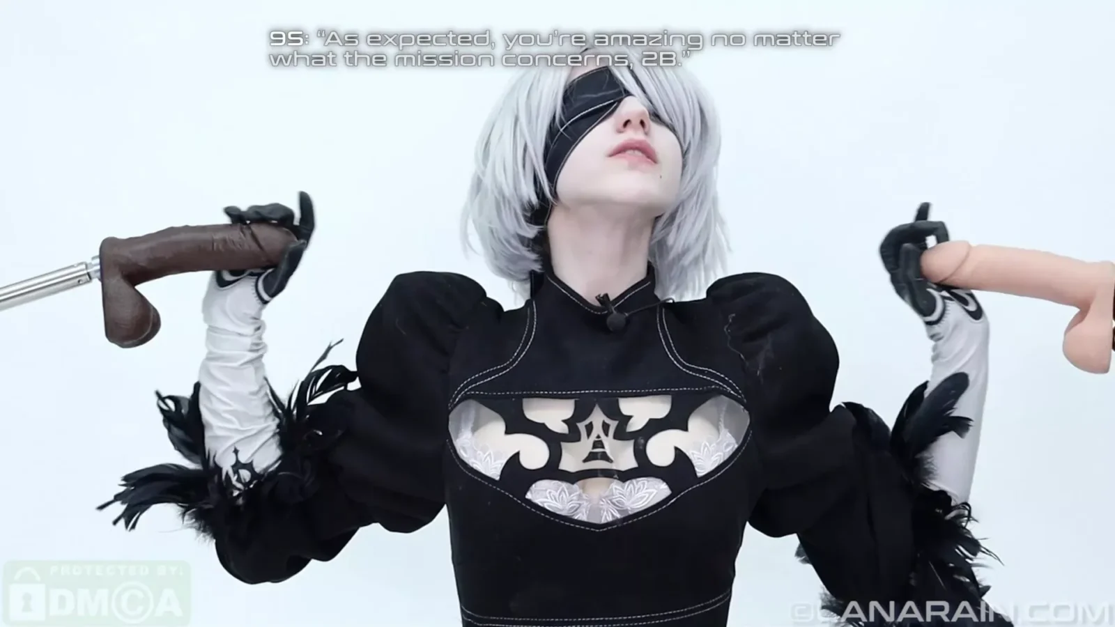 Play video: Lana Rain – 2B Uses Her Body To Rescue – 08.03.2019 [FullHD 1080p] (M@nyVids)
