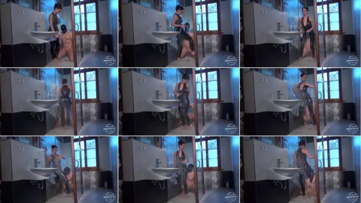 Screenshot 2 from Mistress Susi – Latex Worship in the Shower [HD 720p] (KinkyMistresses)