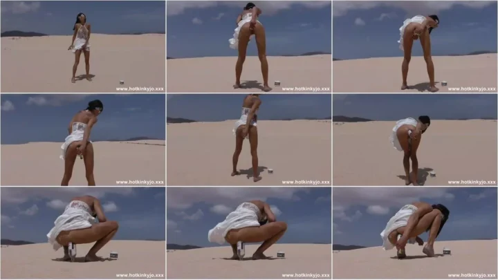 Screenshot 1 from H0tKinkyJo – Desert rose with a bottle in ass (21.04.2019) [FullHD 1080p] (H0tKinkyJo.XXX)