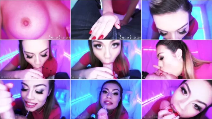 Screenshot 1 from Veronica Valentine – Swallow Salon Welcomes Veronica Valentine Back for a Blowjob and Cum Swallow (05.10.2018) [FullHD 1080p] (SwallowSalon)
