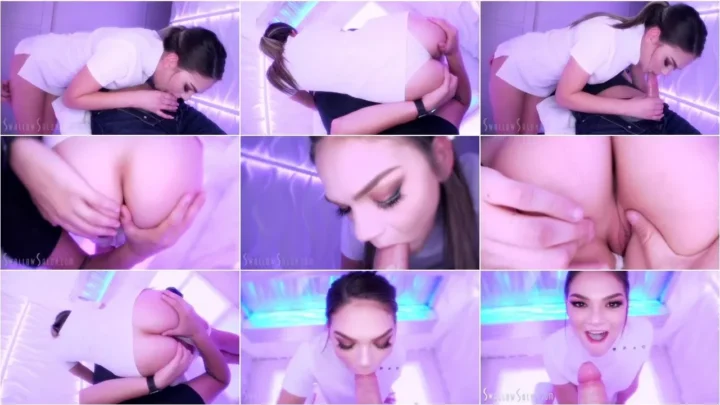 Screenshot 3 from Athena Faris – Swallow Salon Features Athena Faris Working the Cum Out in a POV Blowjob (02.08.2019) [FullHD 1080p] (Swallow)