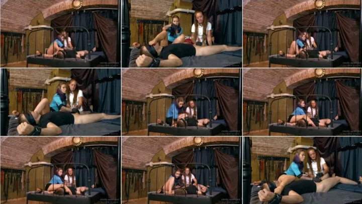 Screenshot 3 from Mistresses Anette, Kittina – GUIDING HER SISTER [HD 720p] (Cruel Anettes Fetish Store)