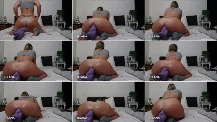 Screenshot 1 from Helena Lana, Lovesanalxxx – mr. hankeys solatok addicted to her ass with fucking machine [HD 720p] (Dildo)