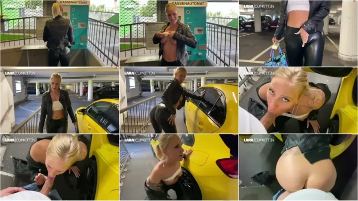 Screenshot 2 from Lara-CumKitten – Public Fick im Parkhaus – XXXXL Cumshot mit BubbleButt Spermawalk [FullHD 1080p] (MDH)