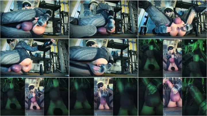 Screenshot 2 from Rayray Sugarbutt  – Cyberpunk Slum Slut Rayray [UltraHD/4K 2160p] (Trans)