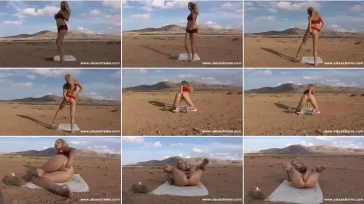 Screenshot 1 from Kinky Niky – Kinky Niky self anal fisting and prolapse at the rocky desert [FullHD 1080p] (Alex Extreme)