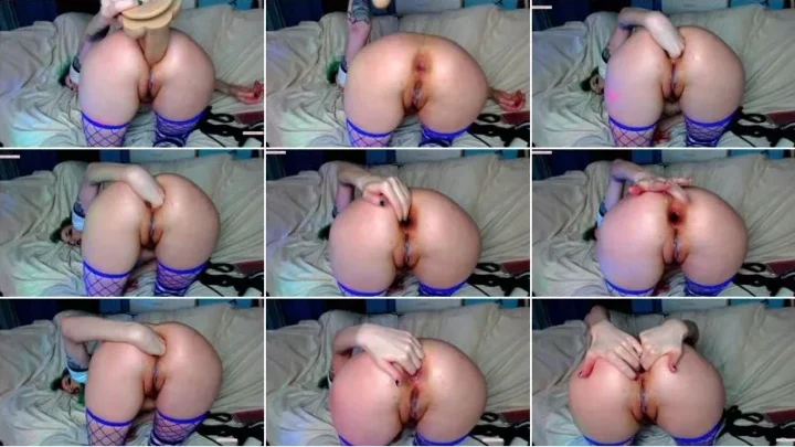 Screenshot 2 from CottonTail Monroe – doble anal gape fist farts [FullHD 1080p] (Dildo)