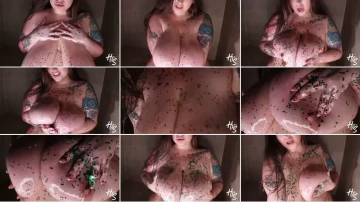 Screenshot 2 from housewifeswag  – 12 Days of Tay: Day 4- Festive Glitter [FullHD 1080p] (Big Tits)