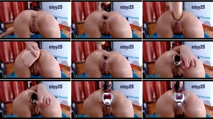 Screenshot 2 from kittyy25  – Speculum anal and MILK, air (25.07.2021) [HD 720p] (Dildo)