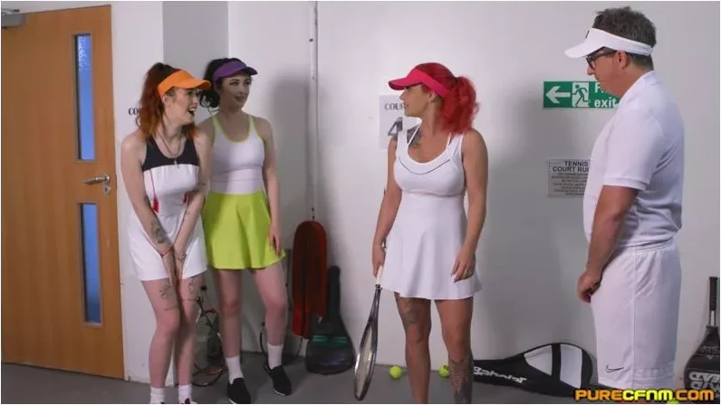 Play video: Ellie Louise, Roxi Keogh, Sofia Rex – Tennis Tent (20.08.2021) [FullHD 1080p] (CFNM)