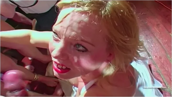 Screenshot 1 from Amateur – 7629 – Big Tittied Dawn Get Plastered With Cum (Donna X) [FullHD 1080p] (WeLoveBukkake)