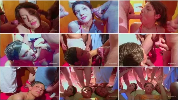 Screenshot 3 from Amateur – 7702 – Lady Tiffany Bukkake With 2 Other Friends (Lady Tiffany, Sofie) [FullHD 1080p] (WeLoveBukkake)