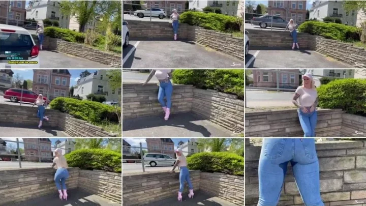 Screenshot 2 from devil-sophie – Heftig und verdorben – Geil vor dem Strassenverlehramt in die Jeans eingenaesst [FullHD 1080p] (MDH)