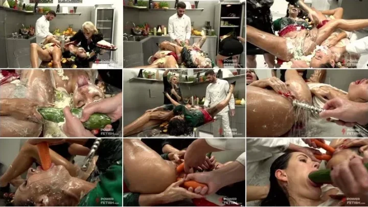 Screenshot 2 from Brittany Bardot, Valentina Sierra, Megan Venturi – cum & dine with me [FullHD 1080p] (Powerfetish)