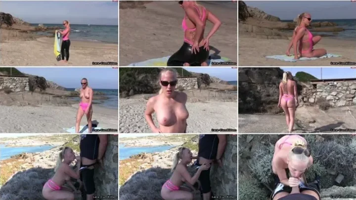 Screenshot 2 from Lara-CumKitten – Badeanzug vollgespritzt – Abgefickt im Urlaub [FullHD 1080p] (MDH)
