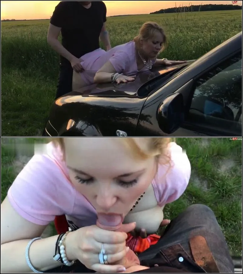 Blow-Babe – Auf der Motorhaube gefickt – Erwischt uns der Bauer [FullHD 1080p] (MDH)