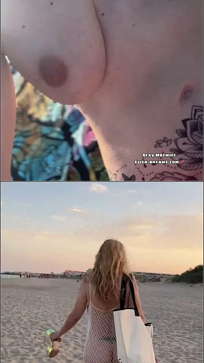 Elisa Dreams – Before and after a Bukkake at beach 02.06.2026 [SD 1920p] (Elisa-dreams)